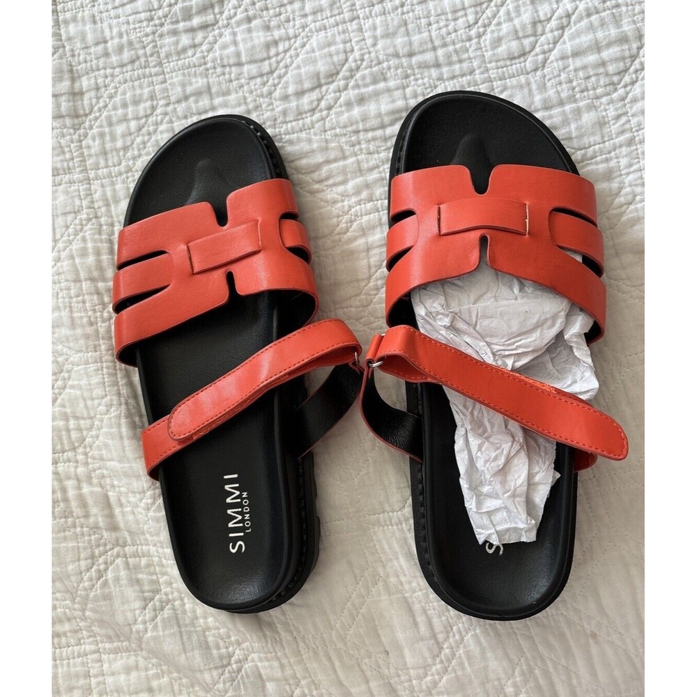 SIMMI LONDON Adelle Chunky Footbed Slide Sandals Women's Size US 11